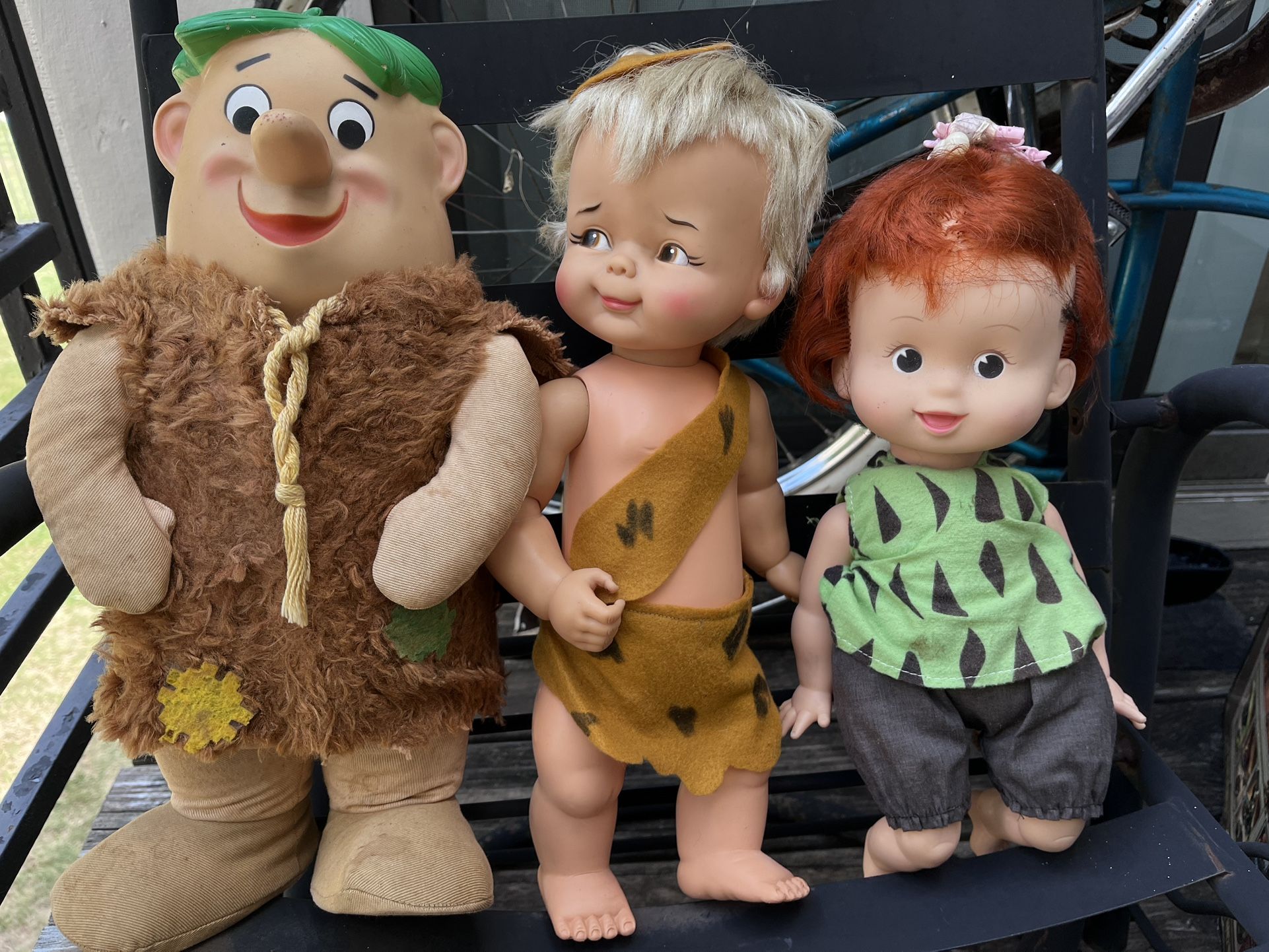 Vintage Flinstones. Figures 60s