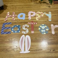 Happy Easter Yard Sign