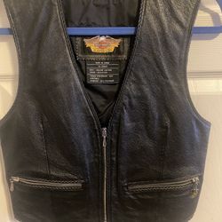 Woman’s S Harley Davidson Leather Vest