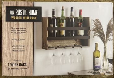 Wooden Wine Rack (brand new, never opened)