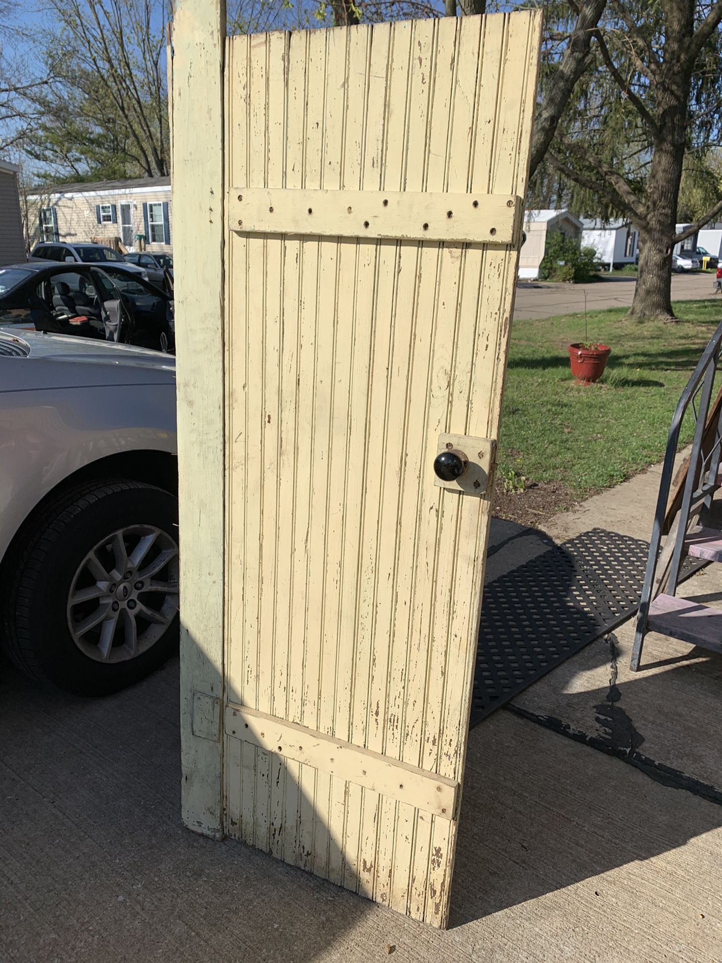 Vintage barn doors
