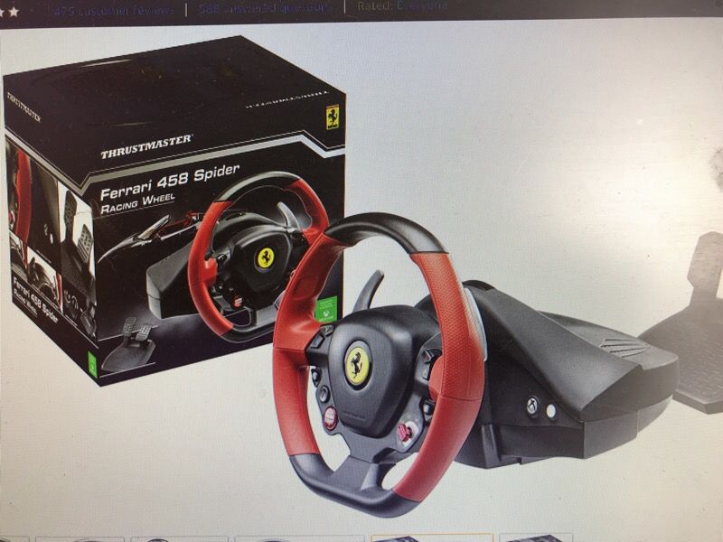 Xbox one racing wheel set up with Forza 7 game