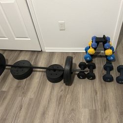 Barbell And Weight set