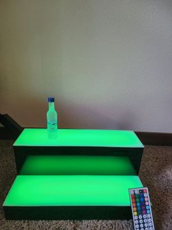 Vitessa Iron, and led lights display shelf
