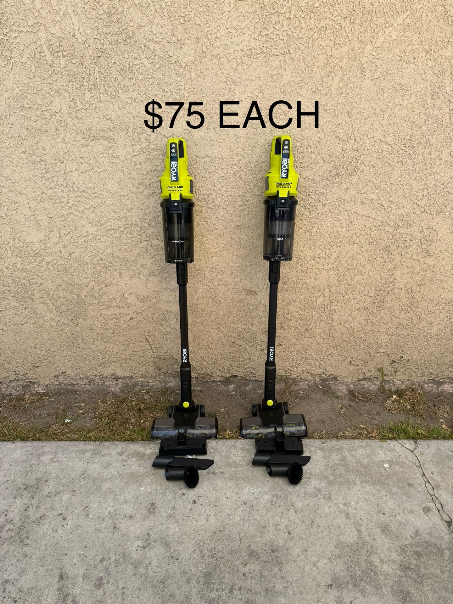 RYOBI ONE+ HP 18V Cordless Pet Stick Vacuum Cleaner (Tool Only) **$75 Each FIRM PRICE**