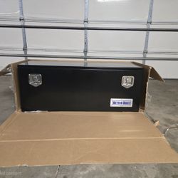 48"X18"X18" Steel Underbody Truck Tool Box Trailer Storage w/Lock Black