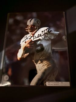 Fred Biletnikoff signed Raiders 8x10 photo! LOA “PSA/DNA”