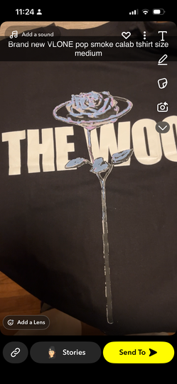 Vlone tshirts pop smoke collab