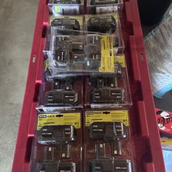 Ryobi 18v 4.0 battery 2 pack $130 (financing available) 