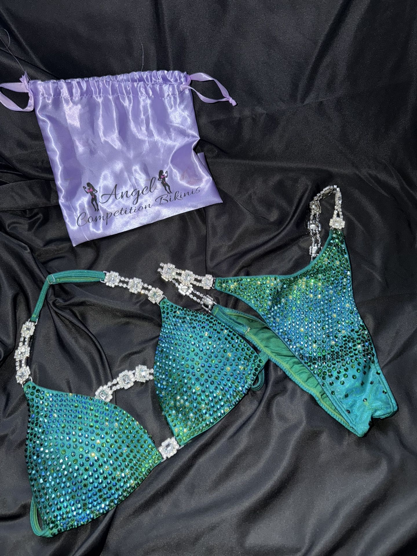 Teal Bikini/Wellness Competition Suit