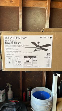 Hampton Bay 52” Ceiling Fan 