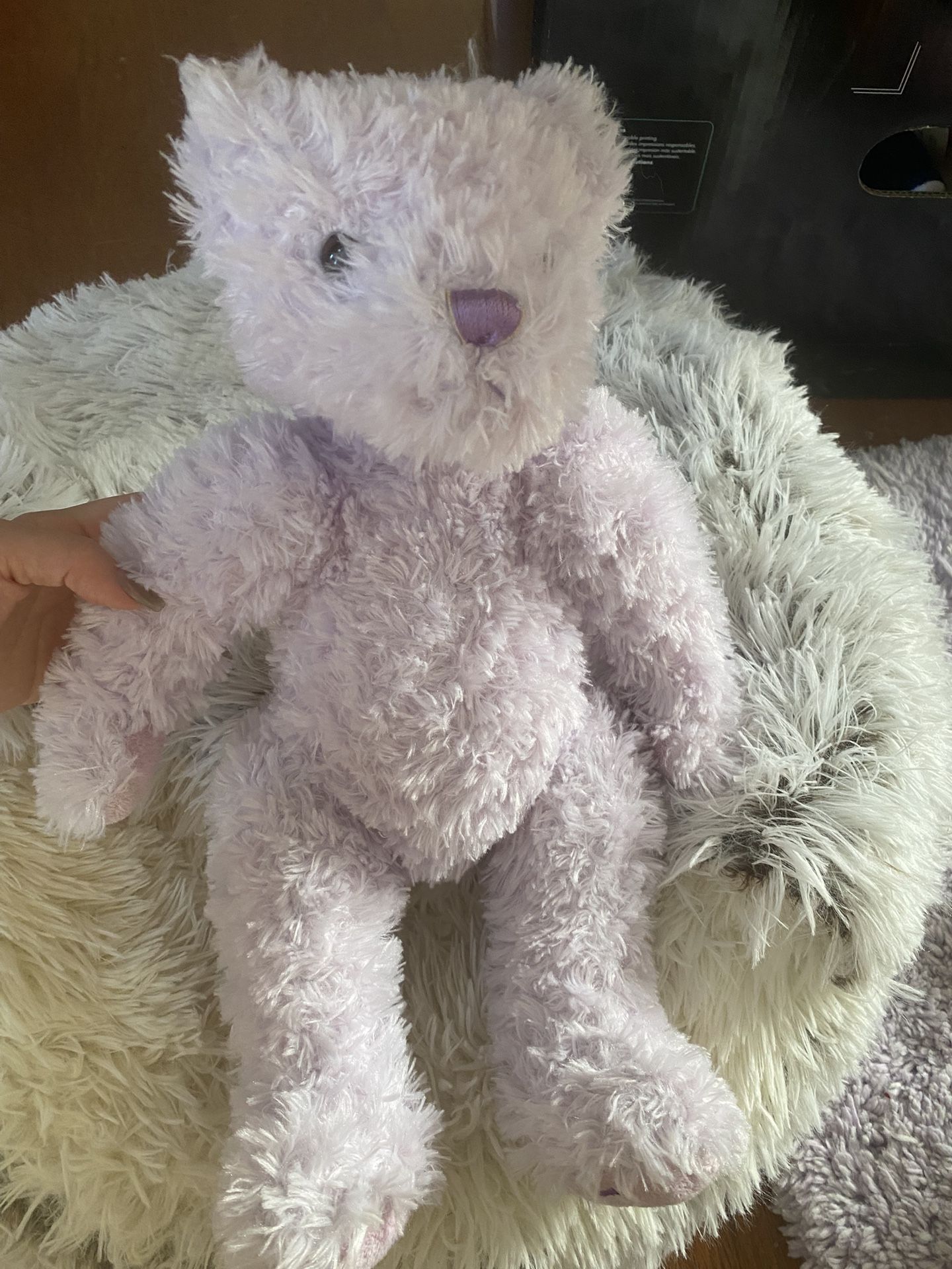 A Box Of Preowned Toys Including Gund Bear