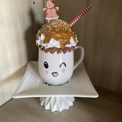 Faux Small Mug Topper Whipped Cream.