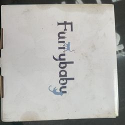 Furry baby pet drinking fountain