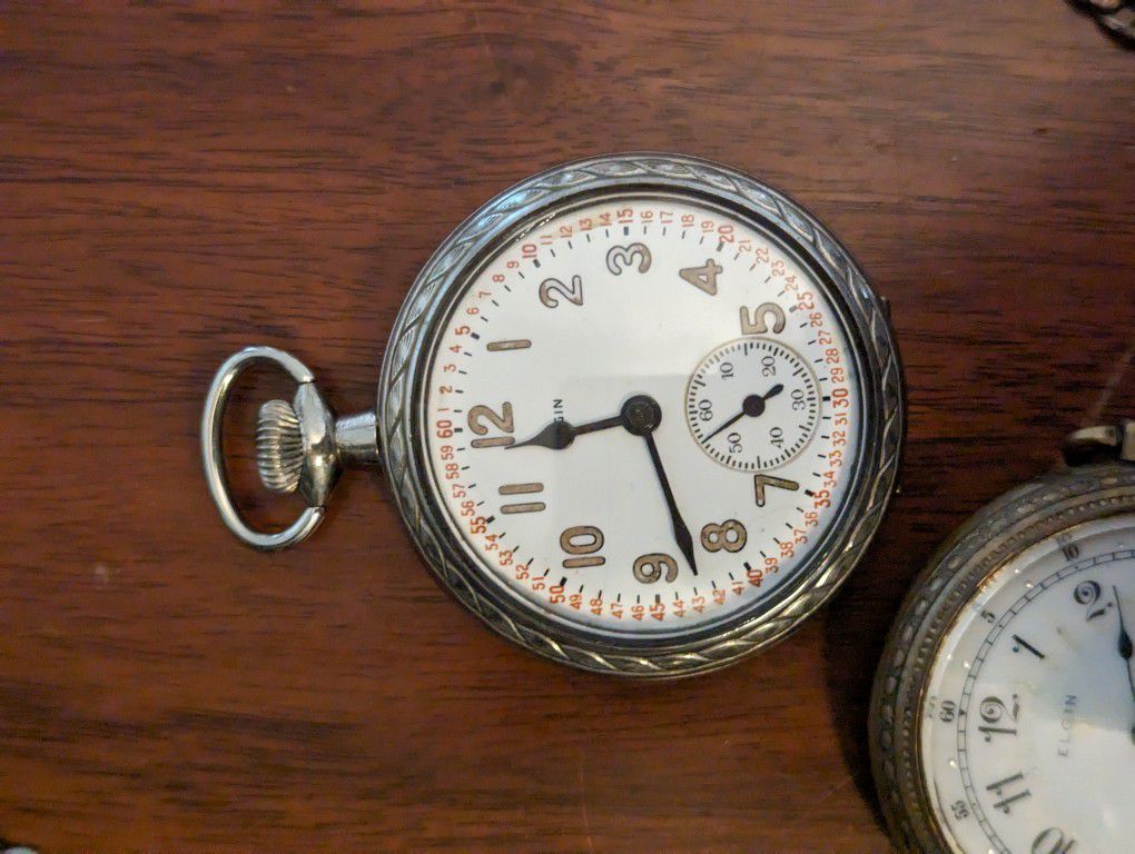 WW2 Elgin Pocket Watch! Just Cleaned And Serviced! $250 Or OBO