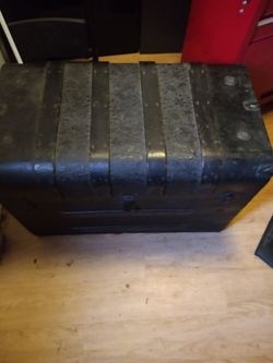 Antique cedar storage chest