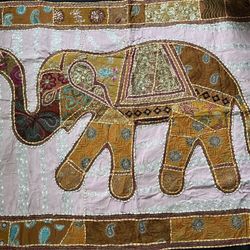 Handmade Elephant Tapestry 