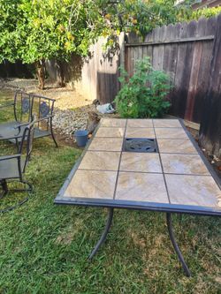 Outdoor table set