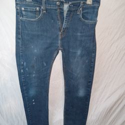 Mens Levi 507 Blue Jeans 32x30 