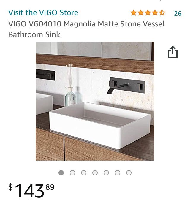 New Bathroom Vanity Sink