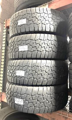 ✅ 4 Matching Used Tires LT275/65R18 FALKEN WILDPEAK ATW3 ALL TERRAIN 275/65R18 TRUCK JEEP 275 65 18