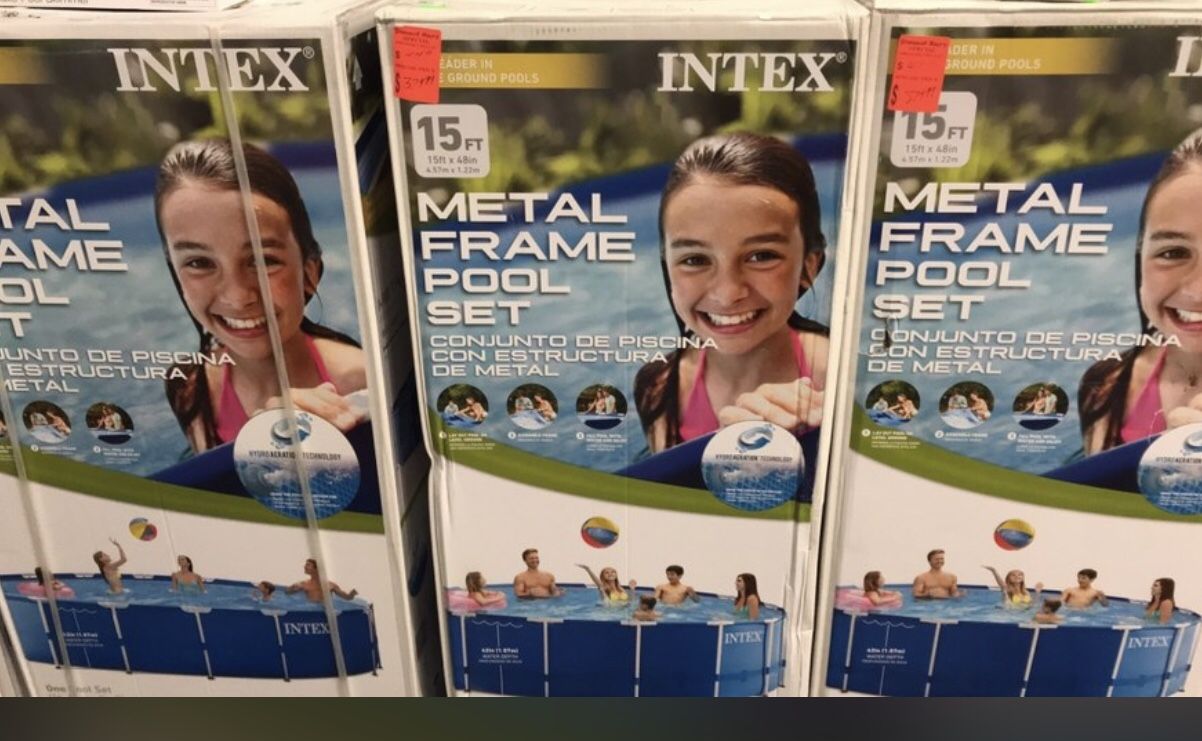 Intex pools just add water! $79.99-$499.99 We are located on rt 130 in Pennsauken Nj New Harry’s Discount