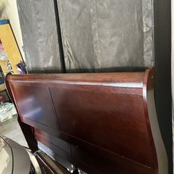 CA KING BED FRAME AND BOX SPRINGS