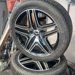 22” amg wheels and tires