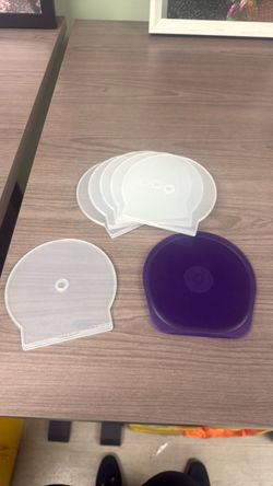 Plastic CD Disc Cases Lot of 6