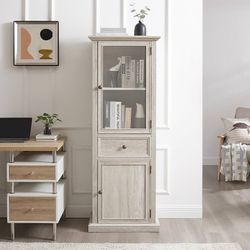 Brand New Tall White Storage Cabinet 
