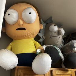Rick & Morty Rare giant extra large plush 40” stuffed animals brand new
