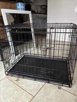 Double door heavy duty dog crate