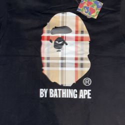 BATHING APE BURRBERYY T Shirt @la562plug