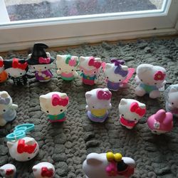 Twenty three hello kitties what