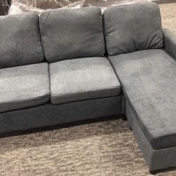 Convertible Sectional Sofa Couch, Modern Linen Fabric L-Shaped 3-Seat Sofa Sectional with Reversible Chaise for Small Space (Beige)