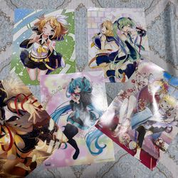 Anime Póster Book Sheets And Post Cards