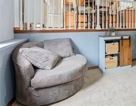 Swivel armchair