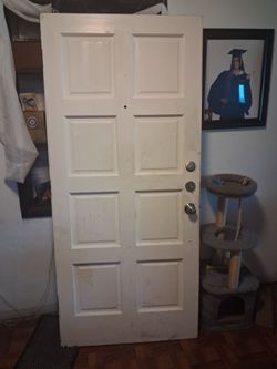 Solid wood door