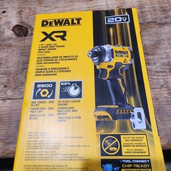 Dewalt Xr New Gen Inpact Driver New Only Tool $145