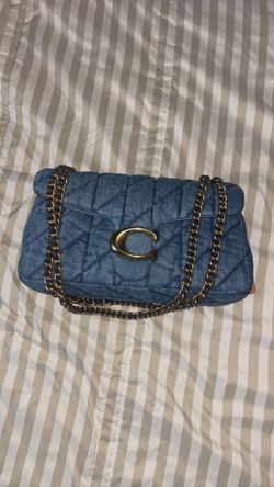 Coach denim tabby 26