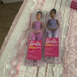 Barbie ballerina two dolls bless you
