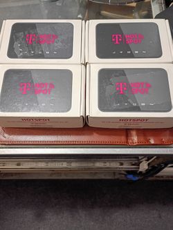 Brand new open box T-Mobile hotspots free internet for 8 months use it anywhere $50 each