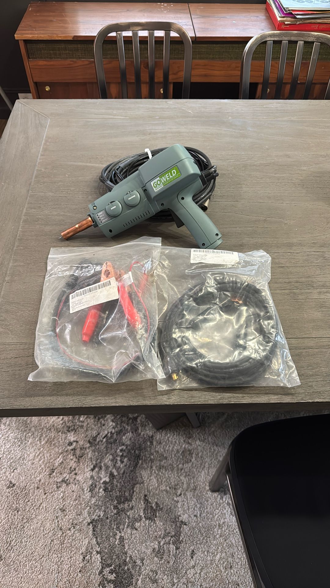 GOWELD Portable 24volt Battery Welder Mig Steel And Aluminum