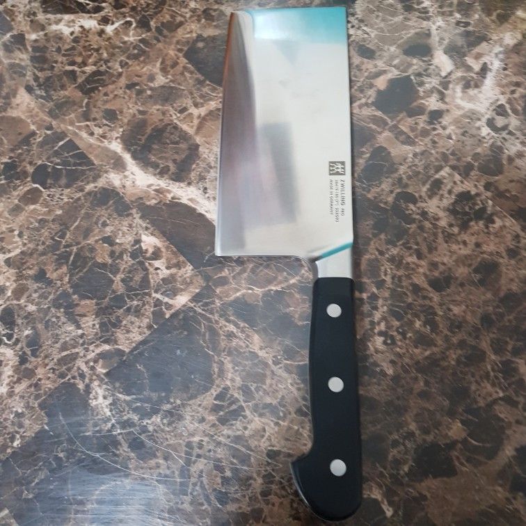 ZWILLING 7- INCH CHINESE CHEFH KNIFE VEGETABLES