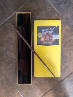 Harry Potter Wand Replica & sealed CD Soundtrack