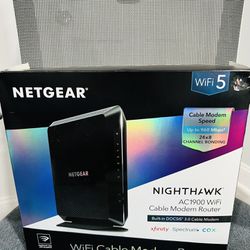 Netgear nighthawk wifi cable modem router