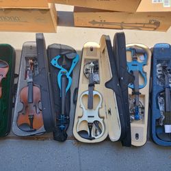 Electric/ Acoustic Violins and Acoustic Violins 
Prices start at $75-$200 Please Read
