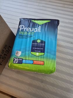 BOX of 6 Packs Of 18 Prevail Nu-Fit Adult Brief Diaper, Large 44"-58”