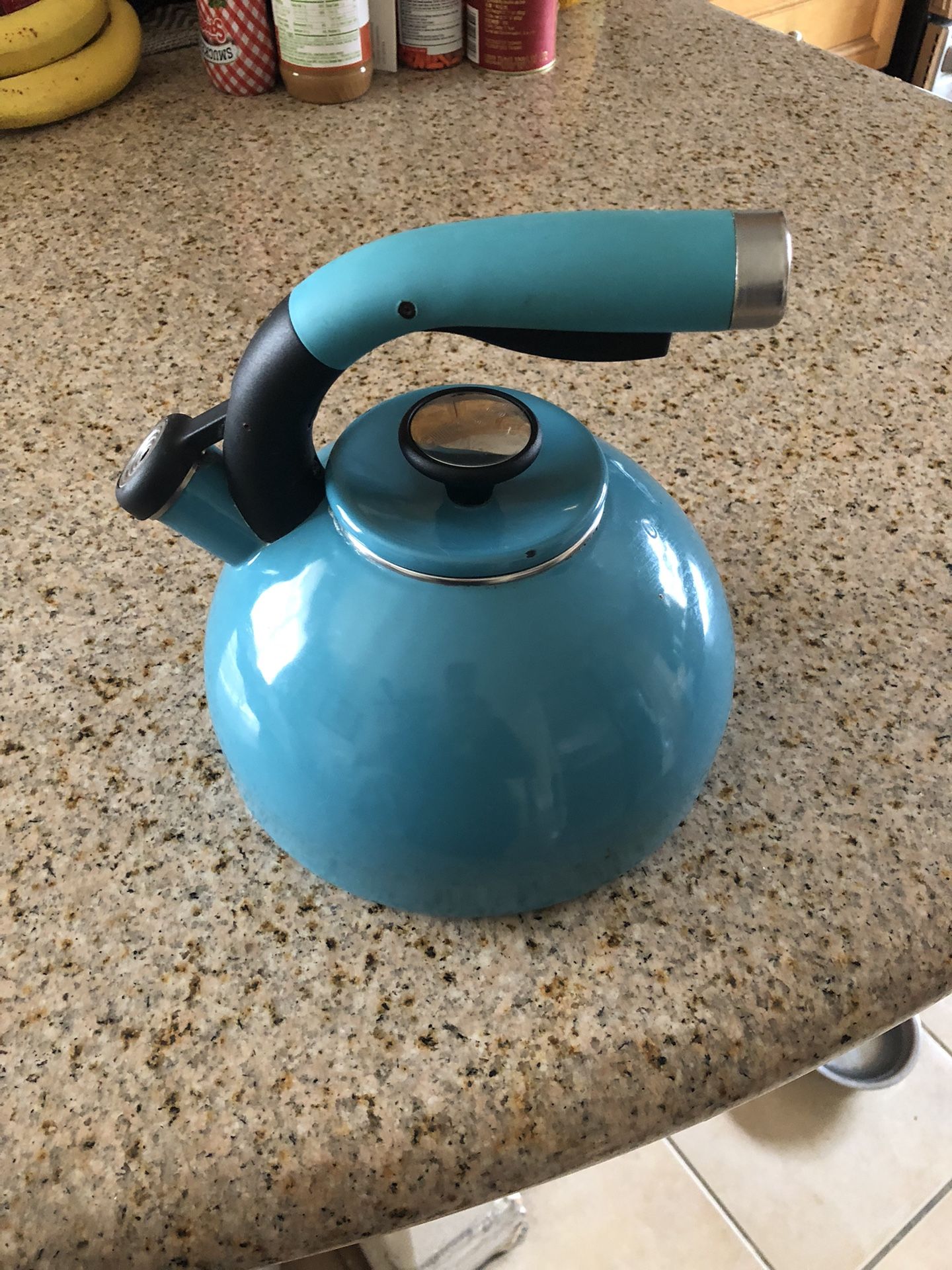 Circulon Enamel-on-Steel Whistling Tea Kettle