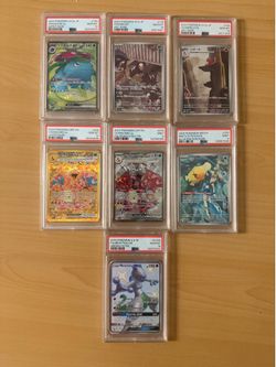 Pokemon cards psa slabs